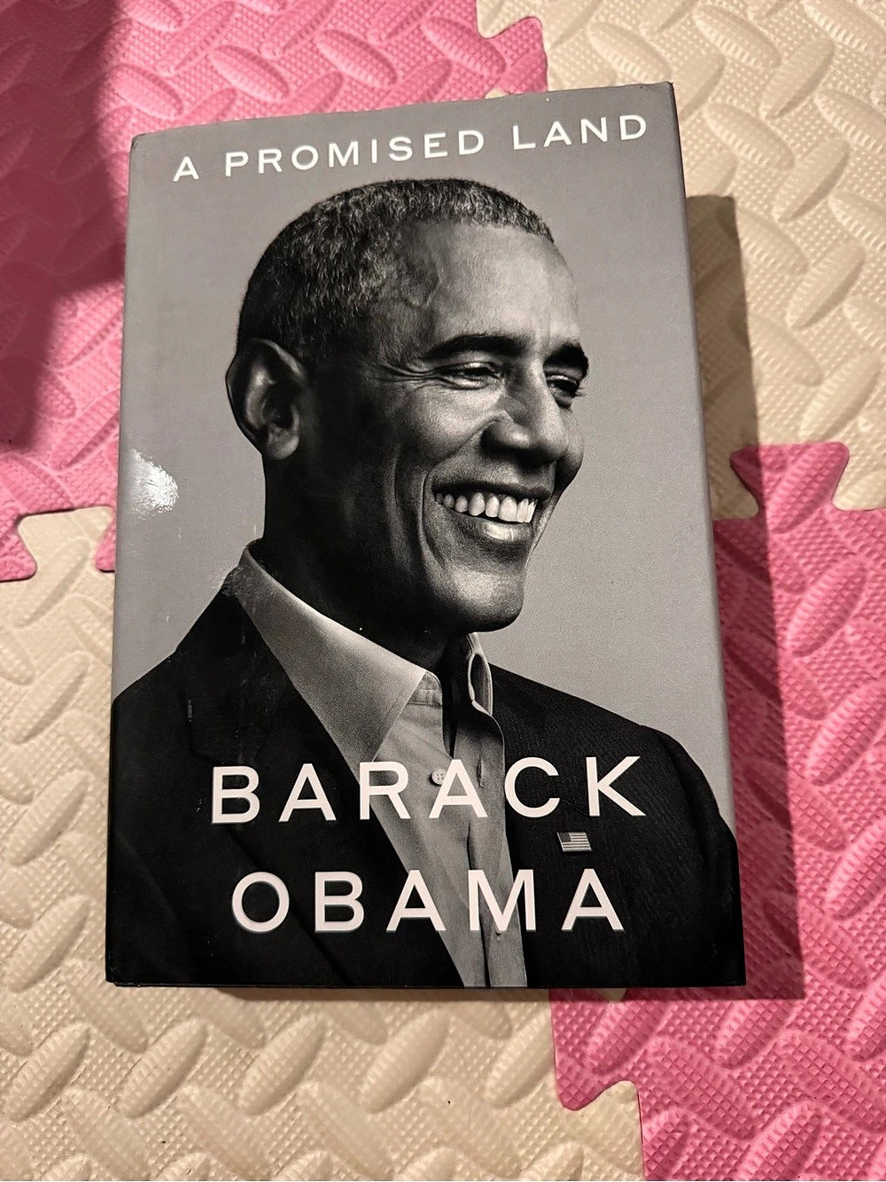 Crown Publishing A Promised Land by Barack Obama Hardcover Black & White